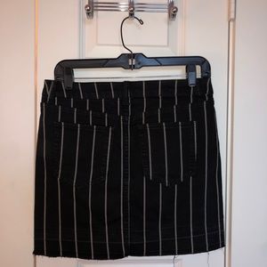 Nordstrom Black Striped Skirt